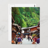 Briefkaart Tsumago, Nagano, Japan (Voorkant / Achterkant)