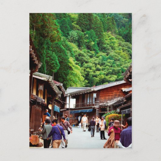 Briefkaart Tsumago, Nagano, Japan (Voorkant)