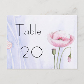 Briefkaart tuintafel