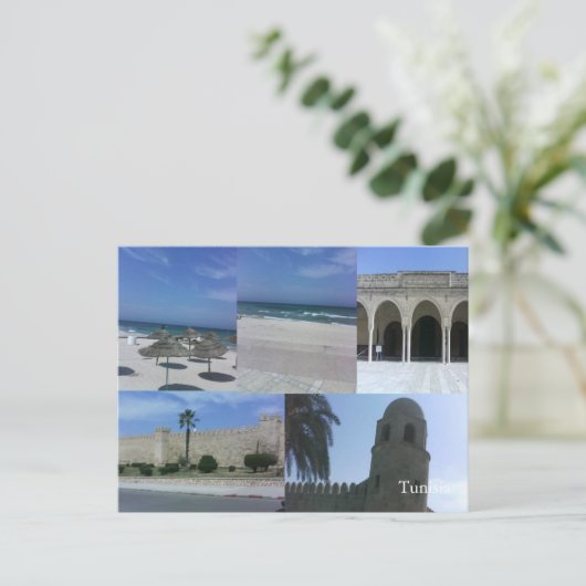 Briefkaart Tunesië (Staand voorkant)