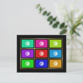 Briefkaart Tunesische meerhoeken (Staand voorkant)