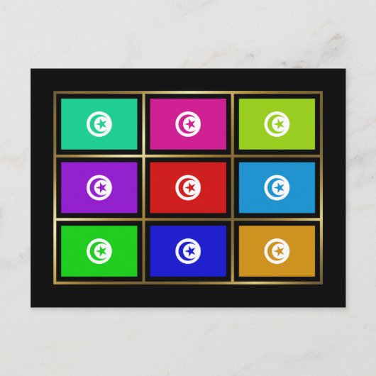 Briefkaart Tunesische meerhoeken (Voorkant)