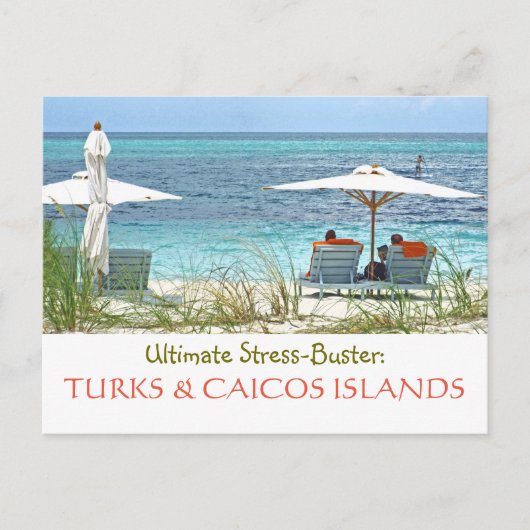 briefkaart, TURKEN & CAICOS:  UITEINDELIJKE Briefkaart (Voorkant)