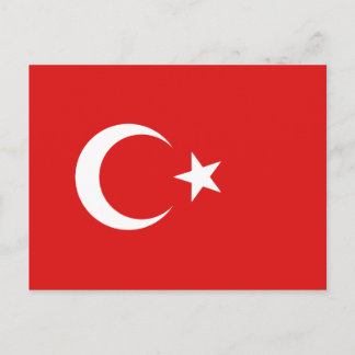 Briefkaart Turkije-vlag