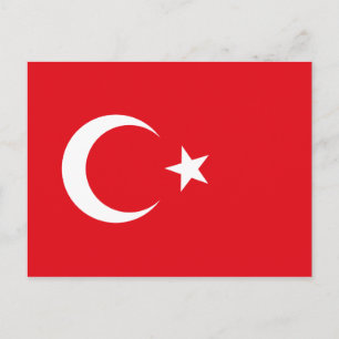 Briefkaart Turkije-vlag