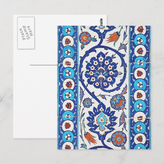 briefkaart turkse tegels (Voorkant / Achterkant)