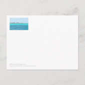 briefkaart/TURQUOÏENWATER VAN DE GROOTHANS CAYMAN  Briefkaart (Achterkant)