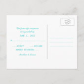 Briefkaart Turquoise Tribal Arrows Response (Achterkant)