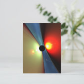 Briefkaart tussen werelden (Staand voorkant)