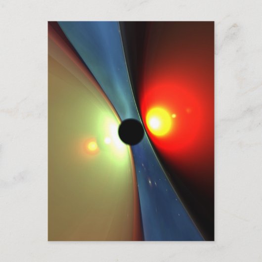 Briefkaart tussen werelden (Voorkant)