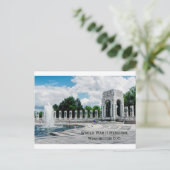 Briefkaart Tweede Wereldoorlog monument (Staand voorkant)