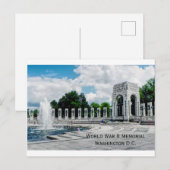 Briefkaart Tweede Wereldoorlog monument (Voorkant / Achterkant)