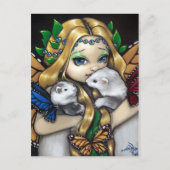 briefkaart "Two Fae Ferret" (Voorkant)