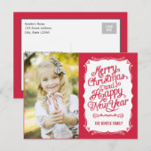 Briefkaart  type feestdag fotokaart (Voorkant / Achterkant)