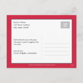 Briefkaart  type feestdag fotokaart (Achterkant)