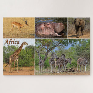 Briefkaart uit Afrika Legpuzzel