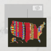 briefkaart uit Amerika (Voorkant / Achterkant)
