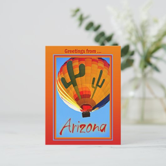 Briefkaart uit Arizona (Staand voorkant)