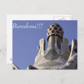 Briefkaart uit Barcelona.... (Voorkant / Achterkant)