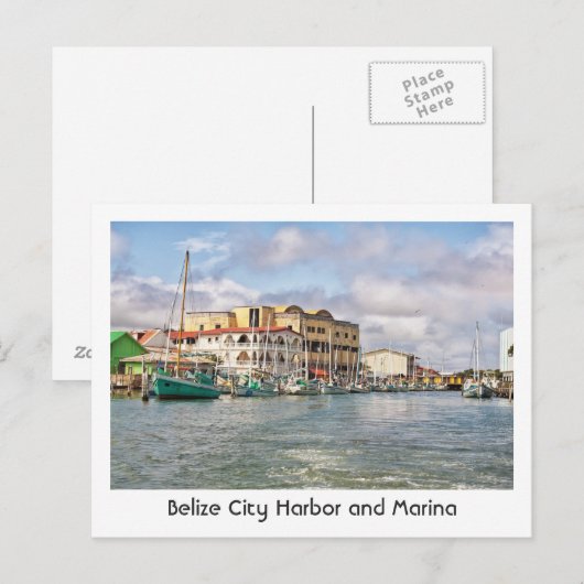 Briefkaart uit Belize City (Voorkant / Achterkant)