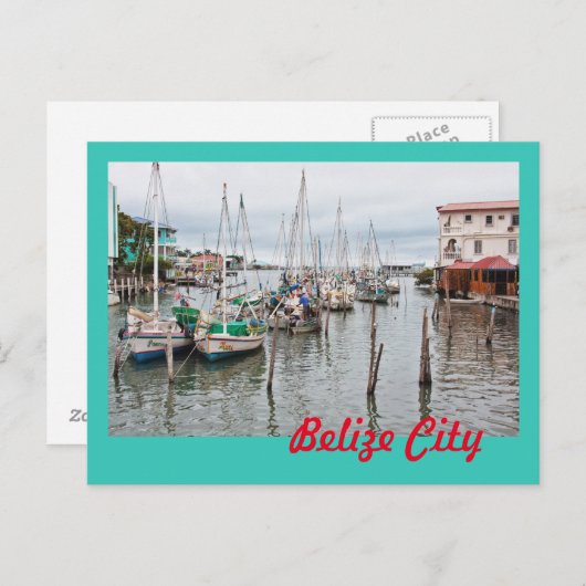 Briefkaart uit Belize City (Voorkant / Achterkant)