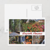 Briefkaart uit Boquete, Panama (Voorkant / Achterkant)