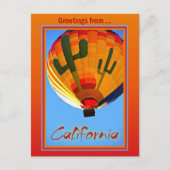 Briefkaart uit Californië (Voorkant)