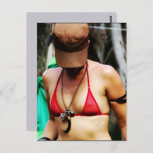 Briefkaart uit de G.O.D.-reeks (Grrls of Doof) (Voorkant / Achterkant)