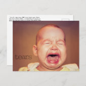 briefkaart uit de Schrift uit Openbaring 21:4 (Voorkant / Achterkant)