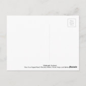 Briefkaart uit Edinburgh (Achterkant)