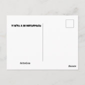 Briefkaart uit één stuk (Achterkant)