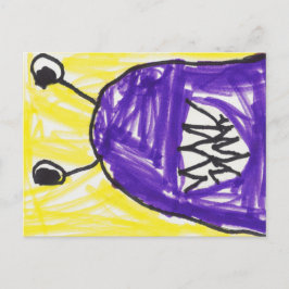 Briefkaart uit één stuk