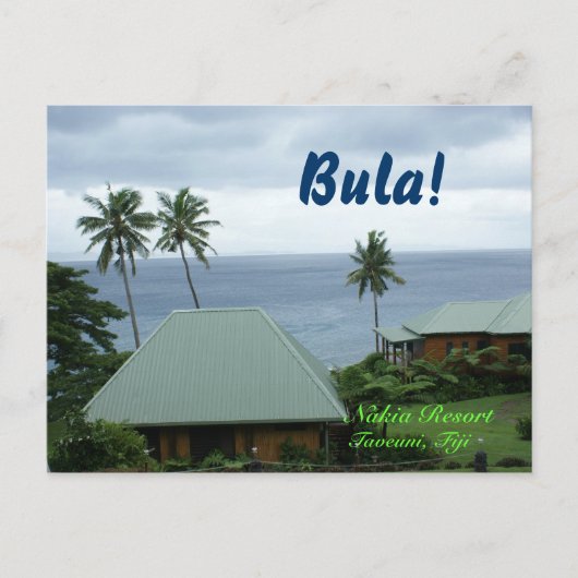 Briefkaart uit Fiji (Voorkant)