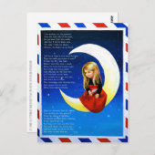 Briefkaart uit het Briefkaart Moon (Voorkant / Achterkant)