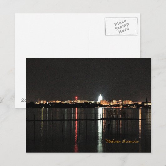 Briefkaart uit Madison Wisconsin (Voorkant / Achterkant)