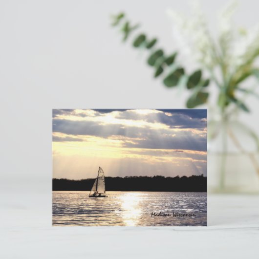 Briefkaart uit Madison Wisconsin (Staand voorkant)