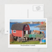 Briefkaart uit Newfoundland, Canada (Voorkant / Achterkant)