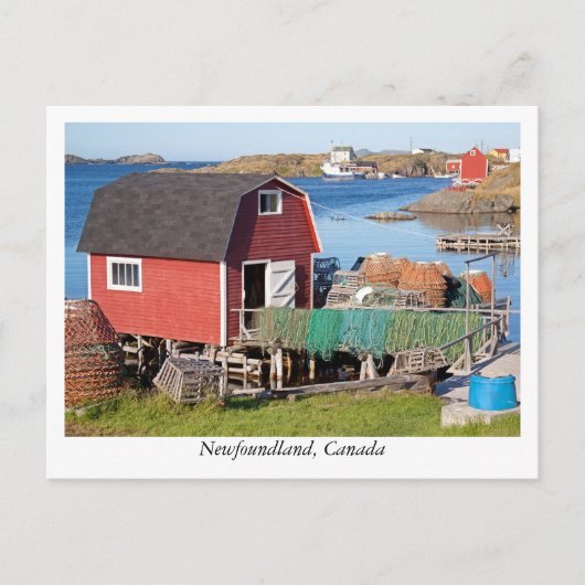 Briefkaart uit Newfoundland, Canada (Voorkant)