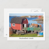 Briefkaart uit Newfoundland, Canada (Voorkant / Achterkant)