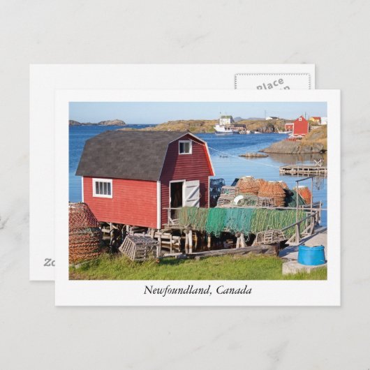 Briefkaart uit Newfoundland, Canada (Voorkant / Achterkant)