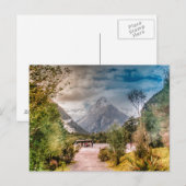 Briefkaart uit Nieuw-Zeeland (Voorkant / Achterkant)