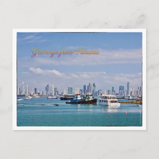 Briefkaart uit Panama City (Voorkant)