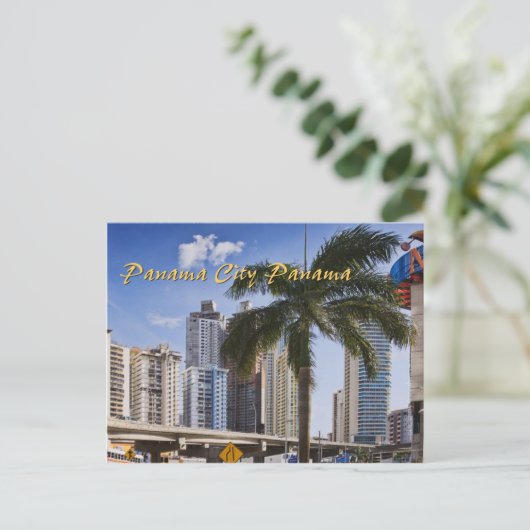 Briefkaart uit Panama City Panama (Staand voorkant)