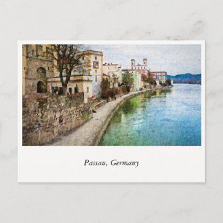 Briefkaart uit Passau, Duitsland