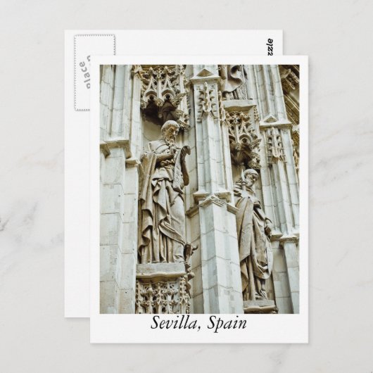 Briefkaart uit Sevilla, Spanje (Voorkant / Achterkant)