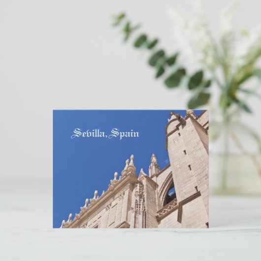Briefkaart uit Sevilla, Spanje (Staand voorkant)
