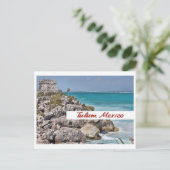Briefkaart uit Tulum, Mexico (Staand voorkant)