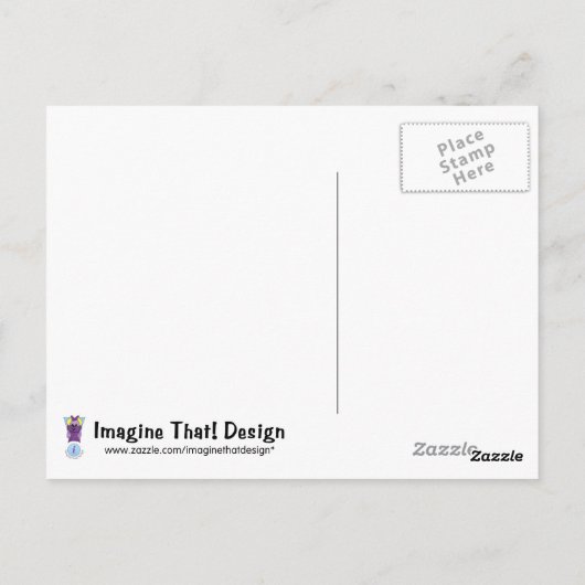 Briefkaart Uitchecken bibliotheek (Achterkant)