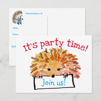 Briefkaart Uitnodiging kinderen