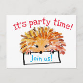 Briefkaart Uitnodiging kinderen (Voorkant)